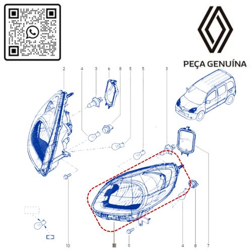 RN 07949R 260607949R FAROL ESQ. KANGOO ELETRICA 22... 3